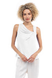 Sleeveless Draped Top