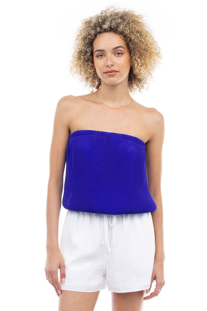 Plisse Bubble Tube Top – Naked Zebra Wholesale