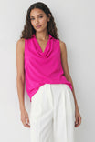 Cowl Neck Collared Top