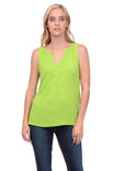 Shell Top With Side Tab Tie Detail