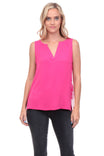 Shell Top With Side Tab Tie Detail