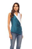 Sleeveless Color Block Top