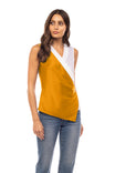 Sleeveless Color Block Top