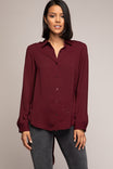 Shirt With Tie Back Or Tail