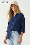 Basic One Pocket Shirt With Double Button Detail