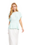 Pleated Sleeve Detail Blouse