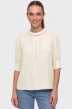 Half Sleeve Braided Detail Blouse