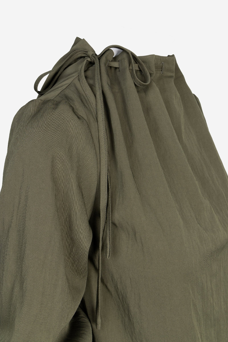 3/4 Sleeve Cinched Mock Neck Blouse – Naked Zebra Wholesale