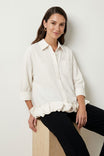 Statement Ruffle Hem Blouse