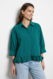 Statement Ruffle Hem Blouse