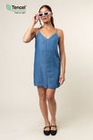 Tencel™ Button Front Cami Dress