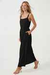 Maxi Dress With Flower Belt
