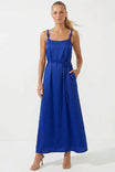 Maxi Dress With Flower Belt