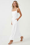 Maxi Dress With Flower Belt