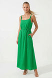 Maxi Dress With Flower Belt