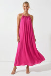 Beaded Detail Flowy Maxi Dress