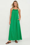 Beaded Detail Flowy Maxi Dress