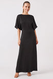 Back Tie Dolman Sleeve Maxi Dress