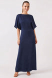 Back Tie Dolman Sleeve Maxi Dress