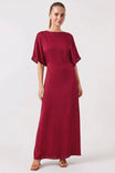 Back Tie Dolman Sleeve Maxi Dress
