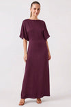 Back Tie Dolman Sleeve Maxi Dress