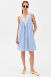 Posie Lace Trim Mini Dress