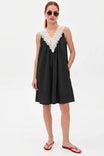 Posie Lace Trim Mini Dress