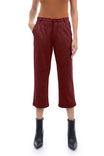 Suede Cropped Pant