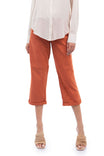 Suede Cropped Pant