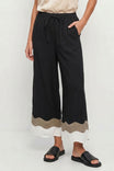 Wavy Colorblock Wide Leg Pants