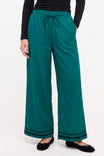 Applique Trim Relaxed Pants