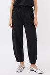 Soft Matte Pull-on Barrel Pants