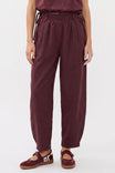 Soft Matte Pull-on Barrel Pants