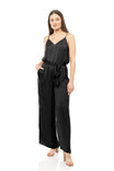 Banded Neck Cami Jumpsuit