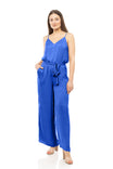 Banded Neck Cami Jumpsuit