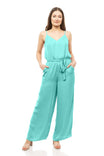 Banded Neck Cami Jumpsuit