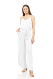 Banded Neck Cami Jumpsuit
