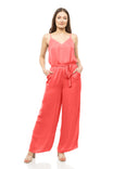 Banded Neck Cami Jumpsuit
