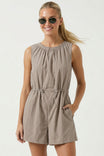 Sleeveless Waist Stopper Romper