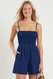 Pom Pom Smocking Romper