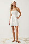 Pom Pom Smocking Romper