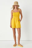 Pom Pom Smocking Romper