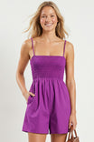 Pom Pom Smocking Romper