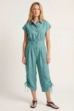 Linen Shirting Jumpsuit