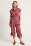 Linen Shirting Jumpsuit