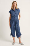Linen Shirting Jumpsuit