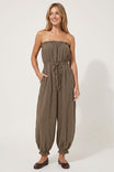 Strapless Balloon Leg Jumpsuit