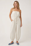 Strapless Balloon Leg Jumpsuit
