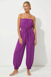 Strapless Balloon Leg Jumpsuit