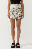 Paper Bag Waist Mini Skirt